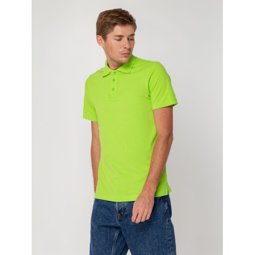 Рубашка поло мужская Virma Light, зеленое яблоко