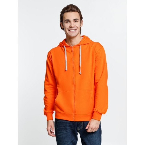 Толстовка на молнии с капюшоном Siverga, оранжевая
