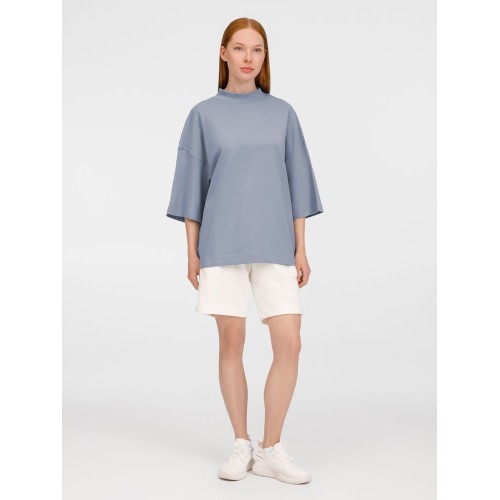 Футболка оверсайз унисекс T9, серая