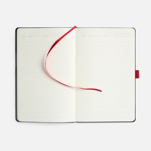 Ежедневник Lungo, недатированный, красный