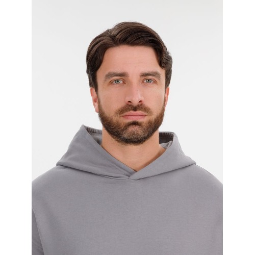 Худи оверсайз унисекс Outshine, серое