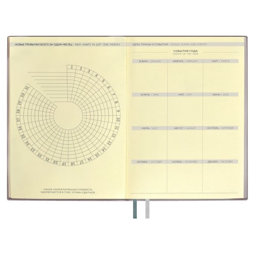 Ежедневник Avila, недатированный, серый