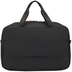 Сумка дорожная Compact Neon, черная с оранжевым