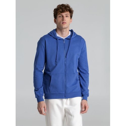 Толстовка на молнии с капюшоном Siverga 2.0, ярко-синяя