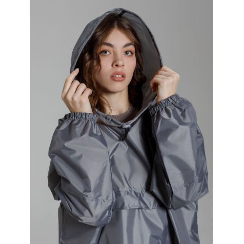 Дождевик-анорак Alatau, серый, единый размер