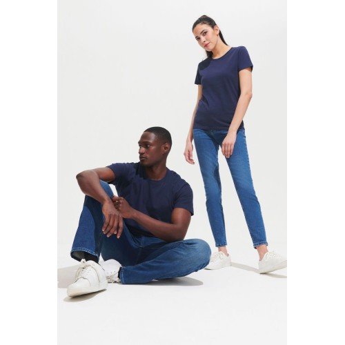 Футболка унисекс Regent 150, синяя (джинс)