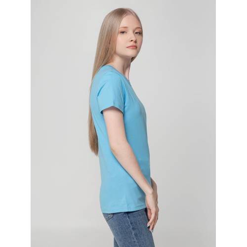 Футболка женская T-bolka Lady, голубая