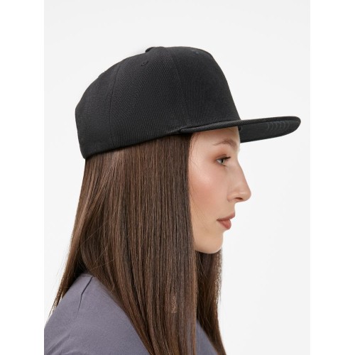 Бейсболка Epicore с прямым козырьком, черная