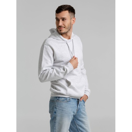 Толстовка с капюшоном Snake II светло-серый меланж