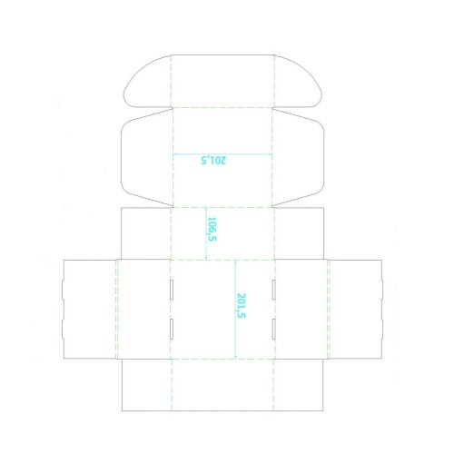 Коробка Medio, крафт