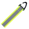 Светоотражающий брелок Flashline, серый с зеленым Светоотражающий брелок Flashline, серый с зеленым