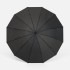 Зонт складной Skymate с УФ-защитой и ручкой-карабином, черный