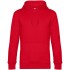 Толстовка с капюшоном унисекс King, красная