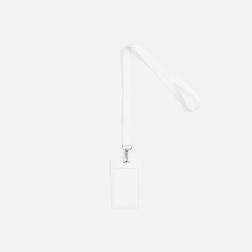 Лента для бейджа Pin, белая