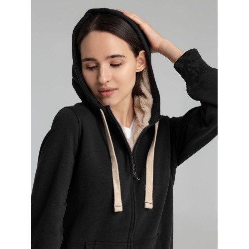 Толстовка унисекс на молнии Sherpa 280, черная