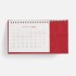 Календарь настольный Brand, красный