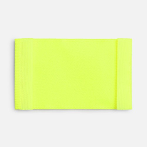 Лейбл тканевый Epsilon, M, желтый неон