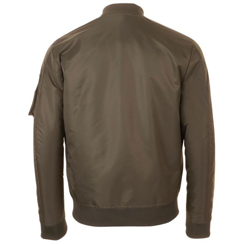 Куртка бомбер унисекс Rebel, коричневая