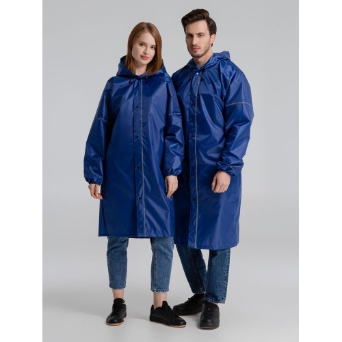Дождевик со светоотражающими элементами Rainman Blink, ярко-синий