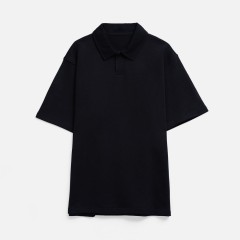 Рубашка поло унисекс Tiimi, черная