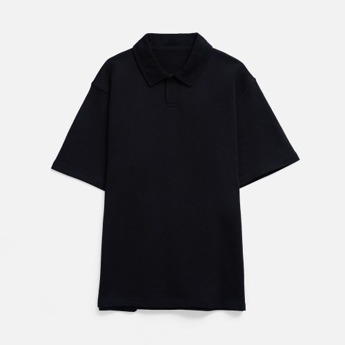 Рубашка поло унисекс Tiimi, черная