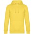 Толстовка с капюшоном унисекс King, желтая