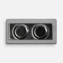 Значок Magnet Matto, серебристый