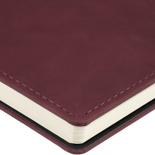 Ежедневник Spring Urban на заказ, недатированный, бордовый