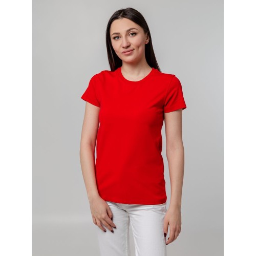 Футболка женская T-bolka Stretch Lady, красная
