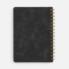 Ежедневник Spiral, недатированный, черный