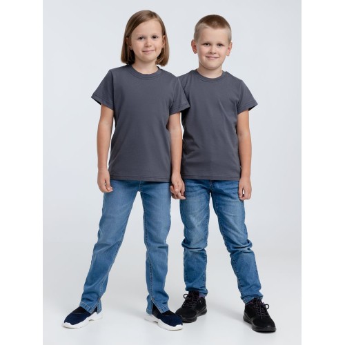 Футболка детская T-Bolka Kids, темно-серая (графит)