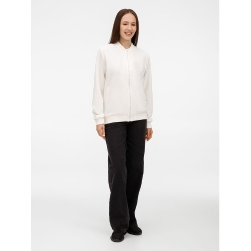 Бомбер унисекс Townie, молочно-белый