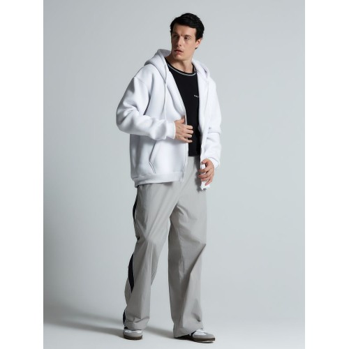 Толстовка на молнии с капюшоном Siverga 2.0, белая