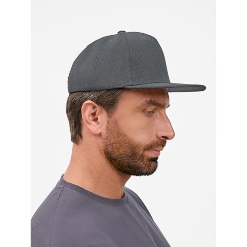Бейсболка Epicore с прямым козырьком, серая