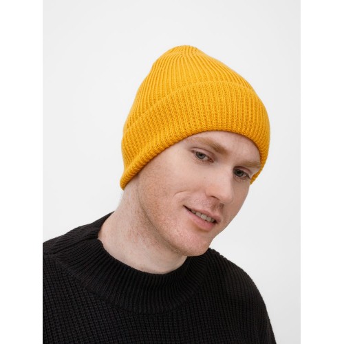 Шапка Nobilis Mono, желтая (медовая)