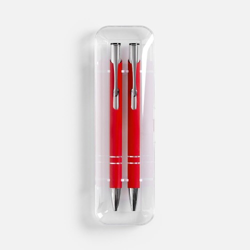 Набор из 2 ручек Keskus Soft Touch, красный