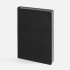 Ежедневник Doppio, недатированный, черный с серым