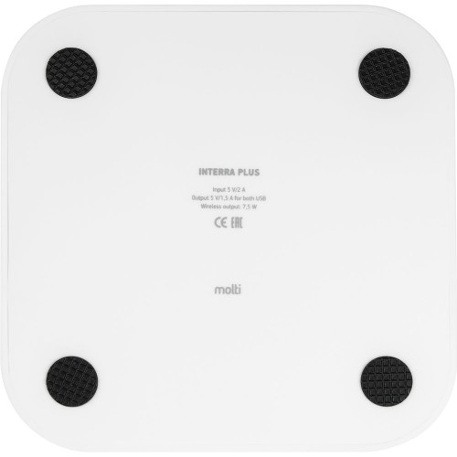 Беспроводное зарядное устройство Interra Plus, белое