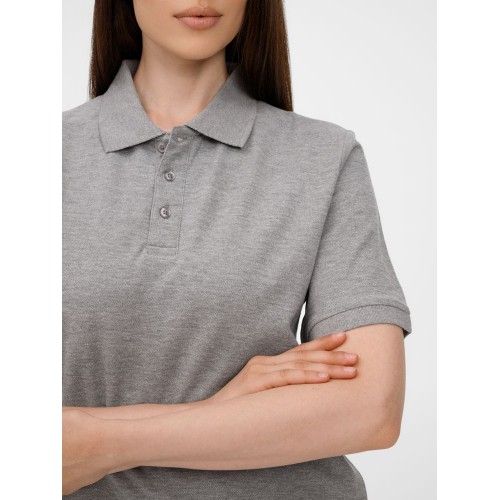 Рубашка поло унисекс Upswing, серый меланж