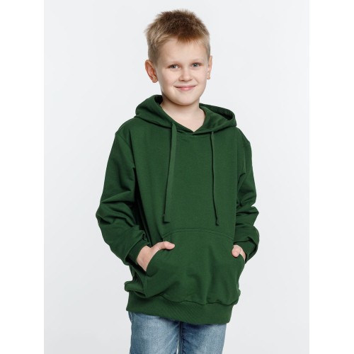 Худи детское Kirenga Kids 2.0, темно-зеленое