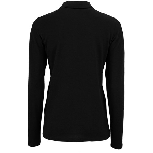 Рубашка поло женская с длинным рукавом Perfect LSL Women, черная