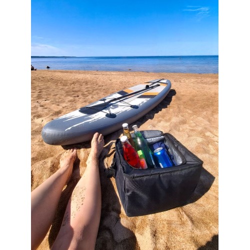 Органайзер в багажник с сумкой-холодильником Arranger, черный с серым