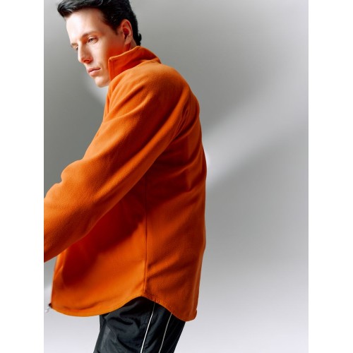 Куртка флисовая унисекс Fliska, оранжевая