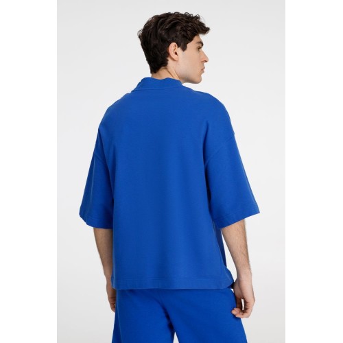 Футболка оверсайз унисекс T9, синяя