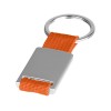 Брелок Mondo, серебристый/оранжевый Брелок Mondo, серебристый/оранжевый