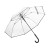 Зонт-трость 7112 Pure с прозрачным куполом, полуавтомат, прозрачный/черный Зонт-трость 7112 Pure с прозрачным куполом, полуавтомат, прозрачный/черный
