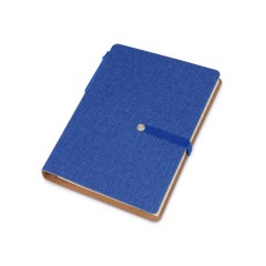 Блокнот А6 Write and stick с ручкой и набором стикеров, синий