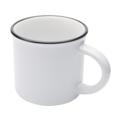 Bari керамическая кружка объемом 240 мл, белый