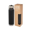 Спортивная бутылка Thor объемом 750 мл с медной обшивкой и вакуумной изоляцией, черный Спортивная бутылка Thor объемом 750 мл с медной обшивкой и вакуумной изоляцией, черный