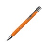 Ручка металлическая шариковая Legend Gum софт-тач, оранжевый